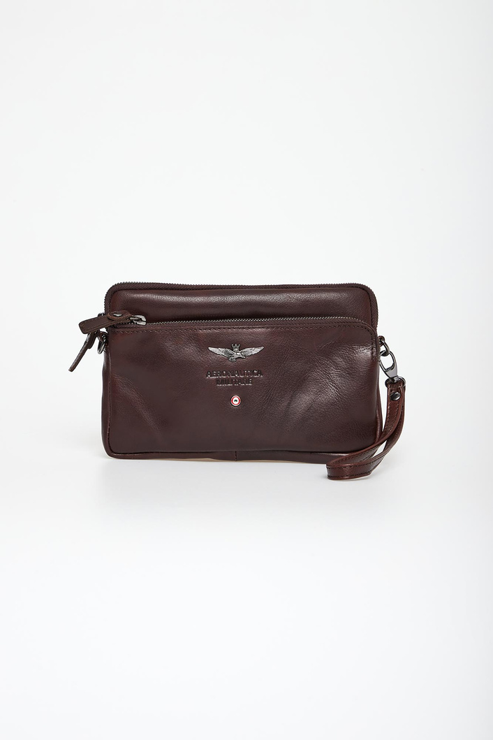 Saszetka męska skórzana AERONAUTICA MILITARE