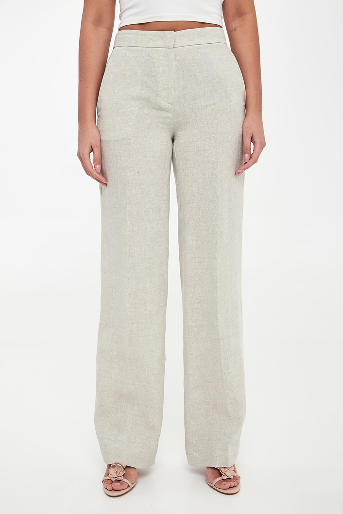 Spodnie damskie lniane TWINSET