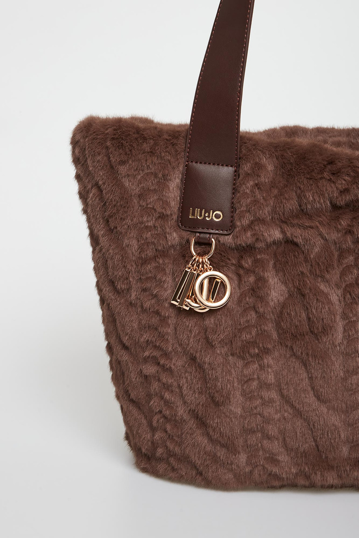 Torebka futerkowy shopper LIU JO
