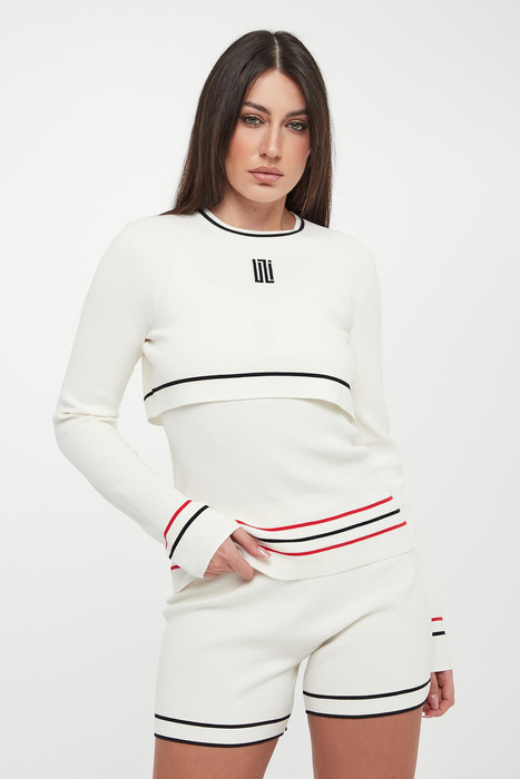 Komplet damski sweter + top SPORTALM