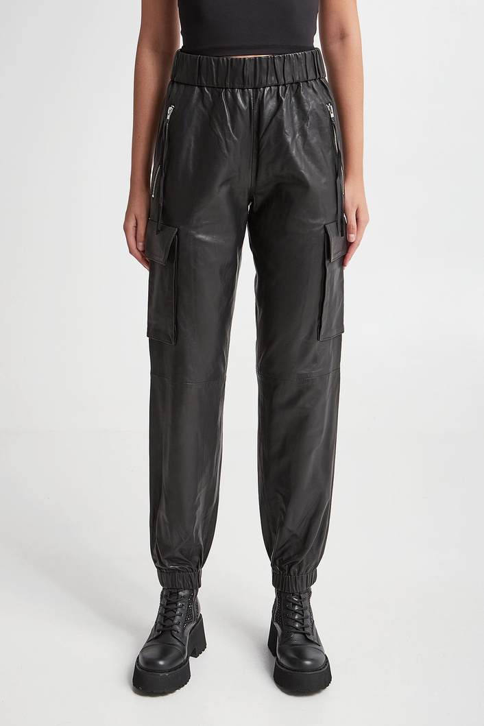 Spodnie damskie skórzane NOTES DU NORD