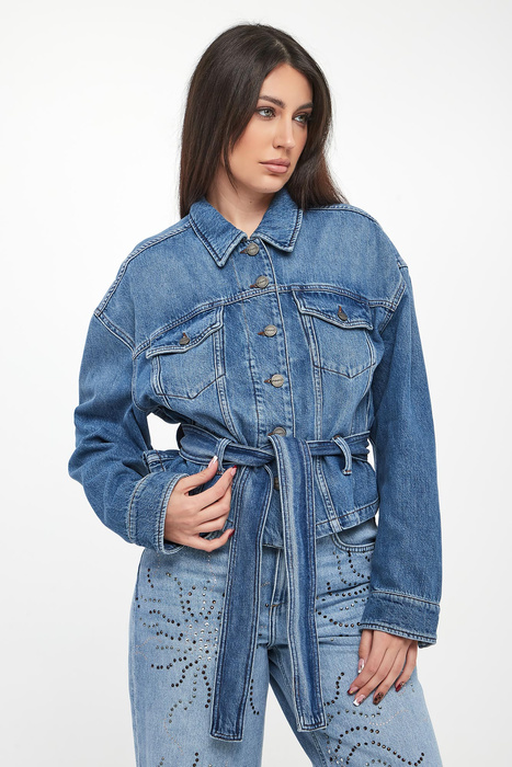 Kurtka jeansowa damska Giungla PINKO