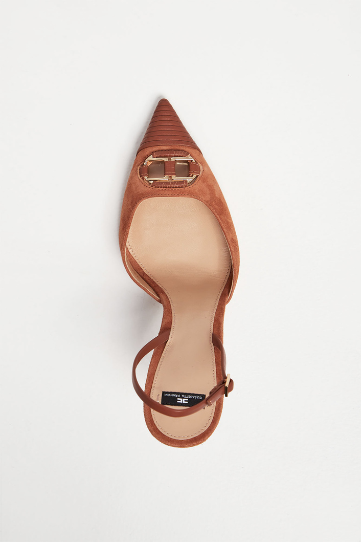 Szpilki skórzane ELISABETTA FRANCHI