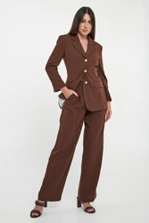 Spodnie damskie z lnem MLSTARGA MARELLA SPORT