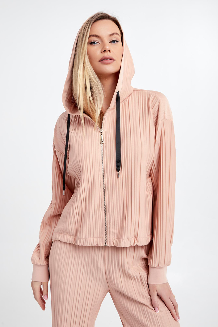 Bluza dresowa damska plisowana LIU JO