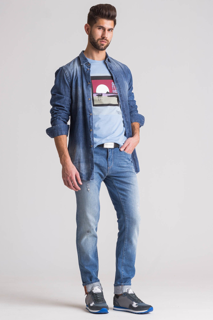 Jeansowa koszula Trussardi Jeans 