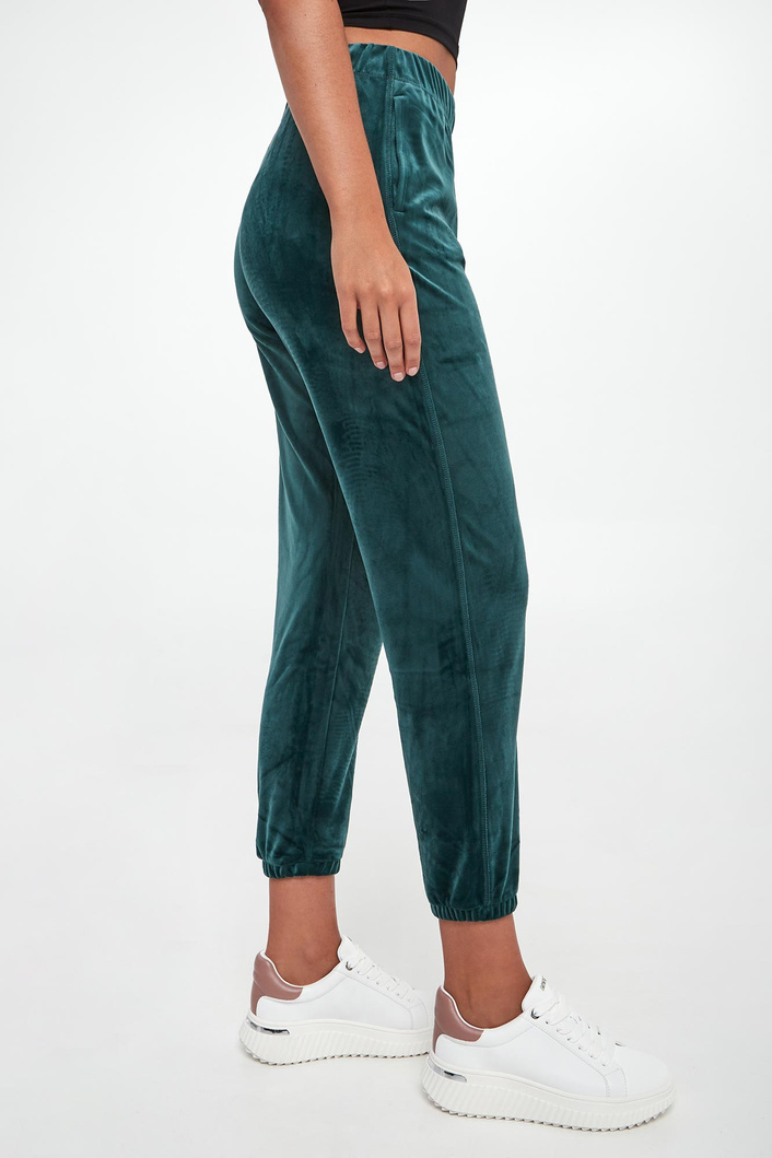 Spodnie damskie welurowe DKNY