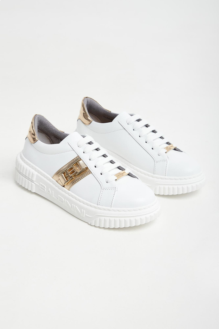 Sneakersy damskie skórzane BALDININI