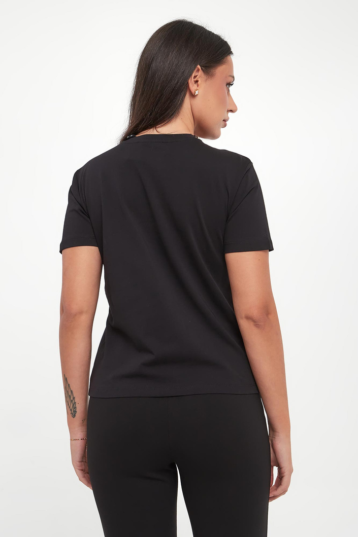 T-shirt damski z haftem TWINSET