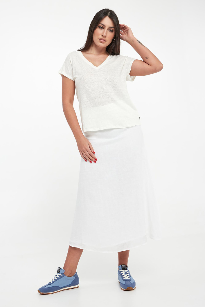 T-shirt damski lniany Arendal ECOALF