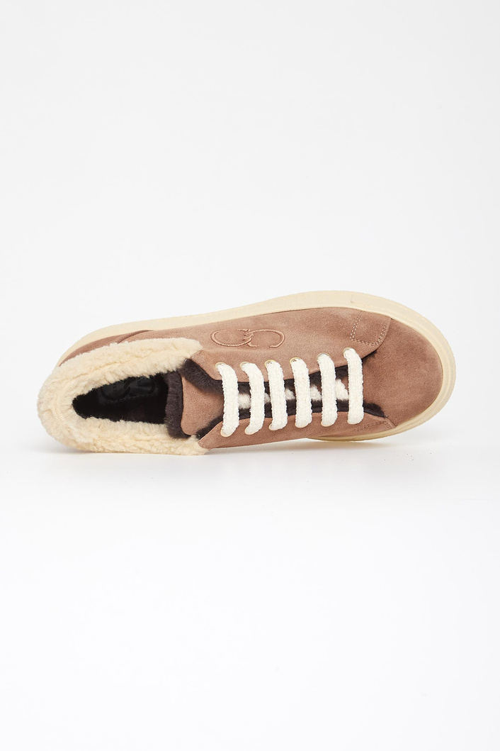 Sneakersy damskie zamszowe CESARE CASADEI