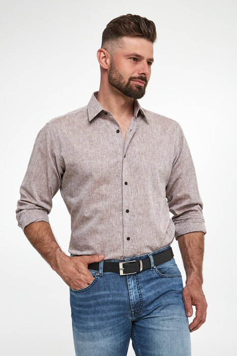 Koszula męska lniana KARL LAGERFELD