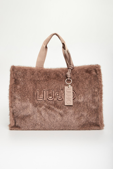 Torebka damska futrzany shopper LIU JO