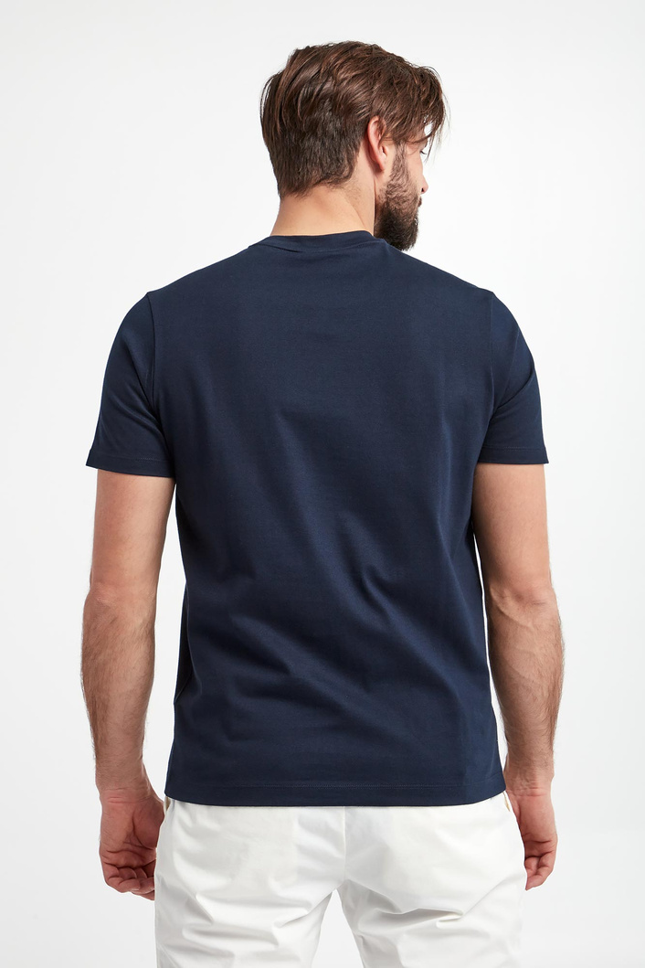 T-shirt męski z logo PAUL&SHARK