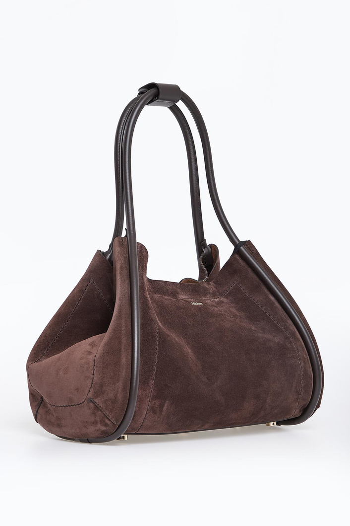 Torebka zamszowa Marinsuede MAX MARA ACCESORI