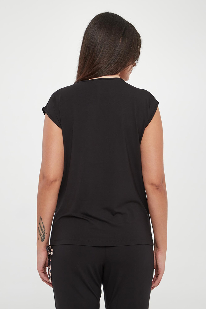 T-shirt damski z logo LIU JO