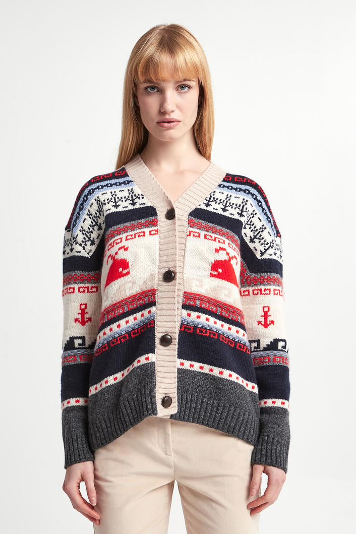 Kardigan damski wełniany Gleba WEEKEND MAX MARA