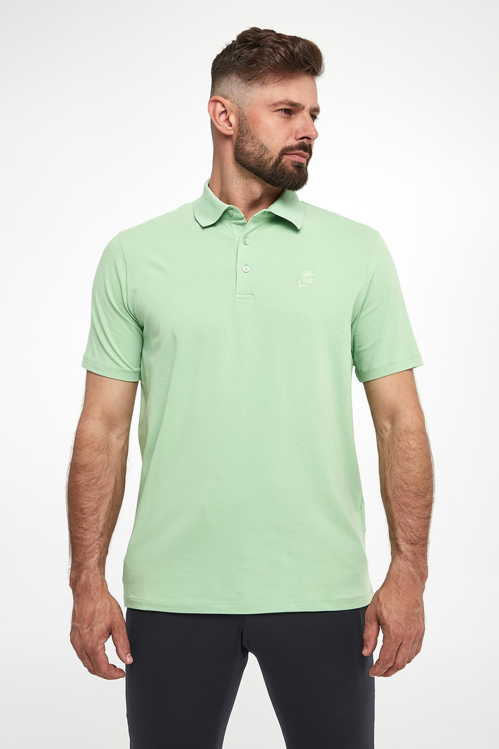 Polo męskie z logo KARL LAGERFELD