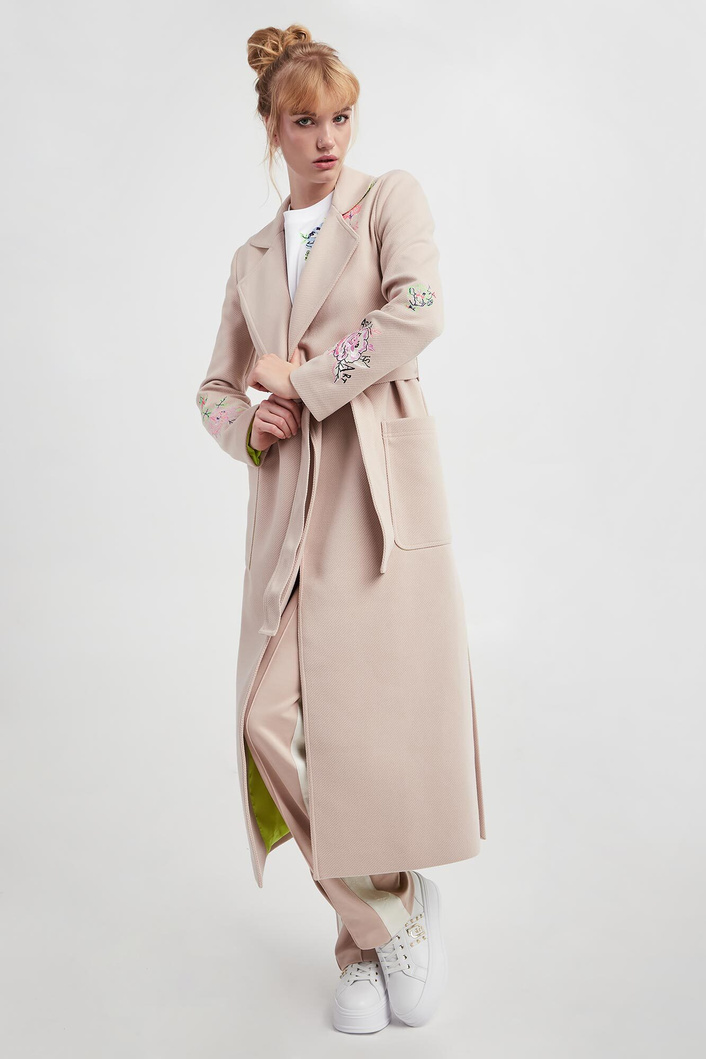 Płaszcz damski szlafrokowy TWINSET ACTITUDE