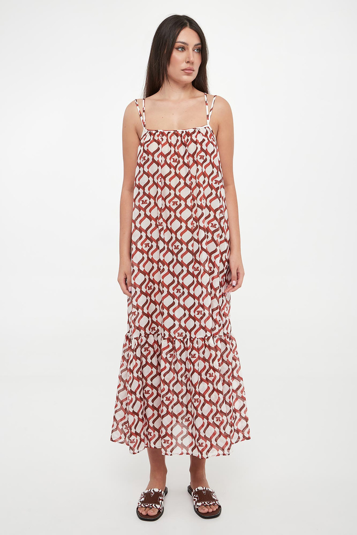 Sukienka z jedwabiem Alisso MAX MARA BEACHWEAR