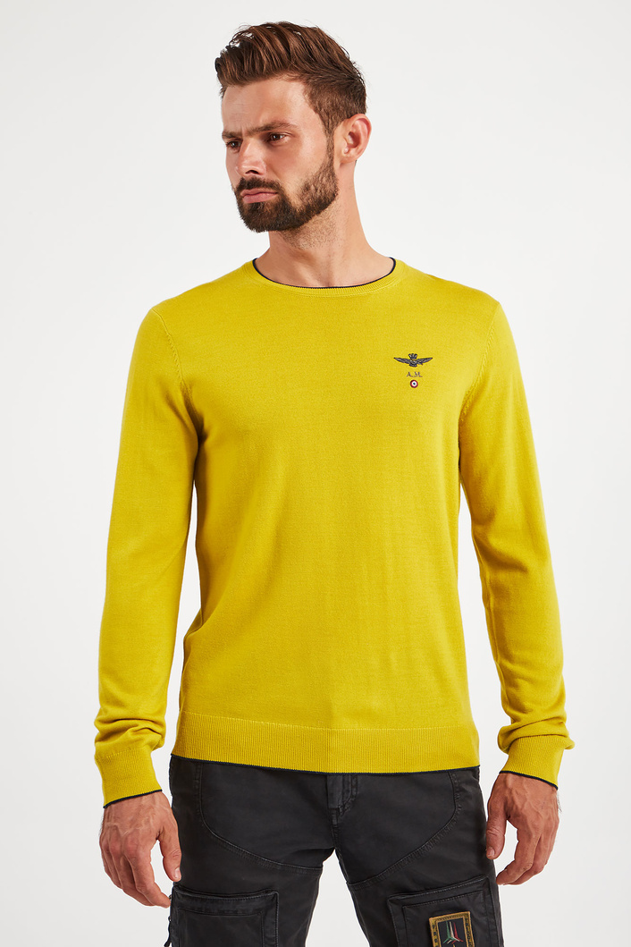 Sweter męski wełniany AERONAUTICA MILITARE