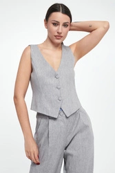 Kamizelka damska lniana Perim MARELLA SPORT