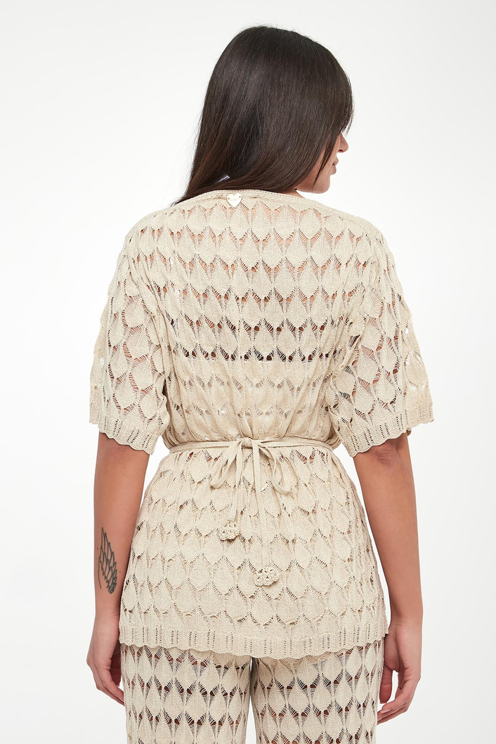 Sweter damski ażurowy TWINSET U&B
