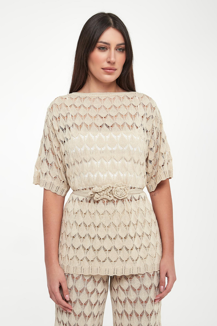 Sweter damski ażurowy TWINSET U&B