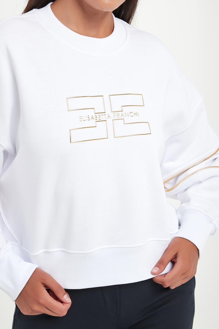 Bluza damska z zamkami ELISABETTA FRANCHI