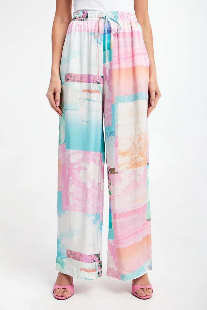 Spodnie damskie satynowe ICE PLAY