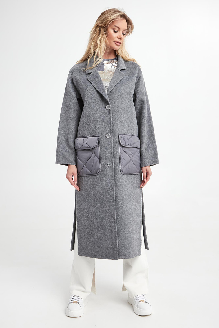 Płaszcz damski wełniany ICE PLAY