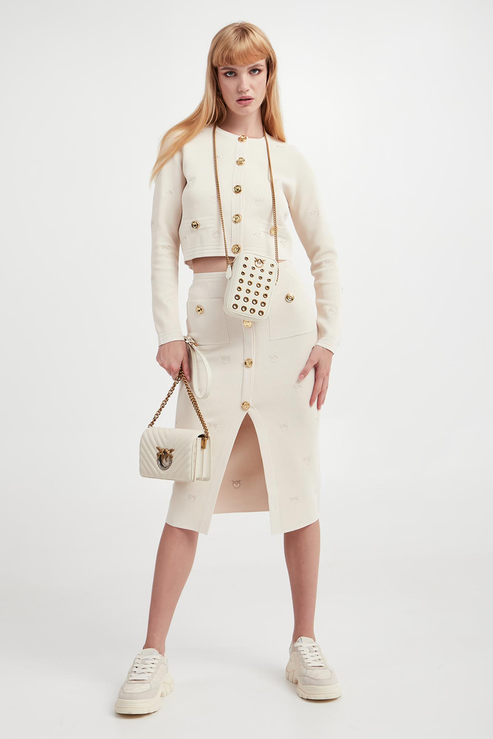 Spódnica żakardowa Dinkey PINKO