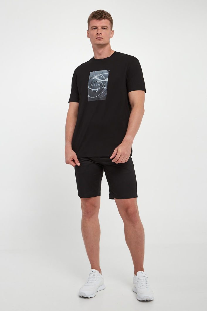 T-shirt męski z logo ARMANI EXCHANGE