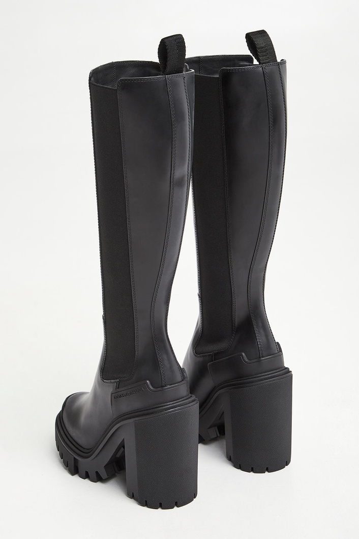 Kozaki skórzane DOLCE & GABBANA