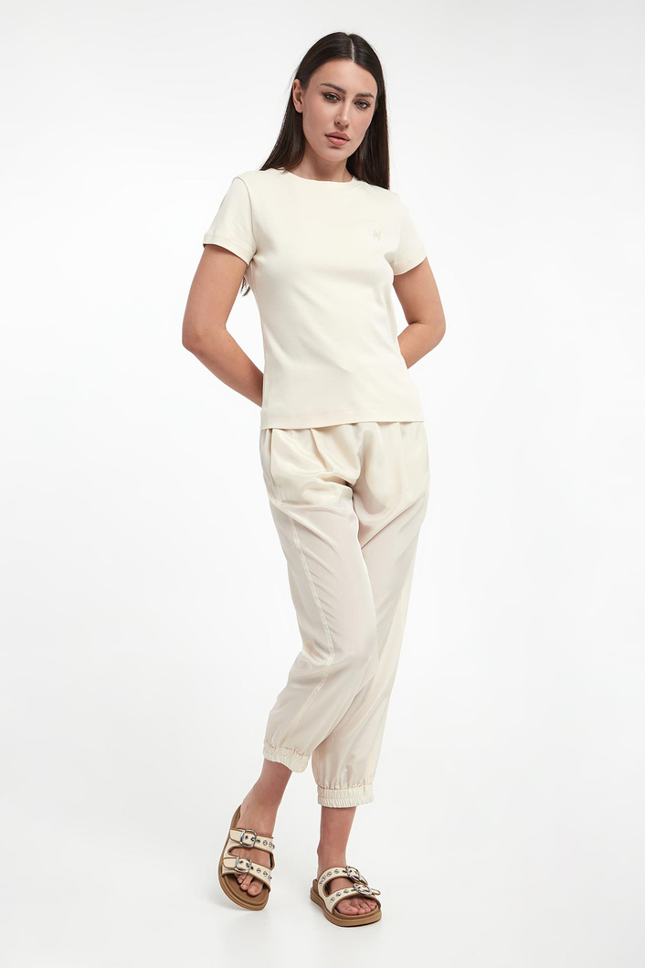 T-shirt damski Langue MARELLA MONOCHROME