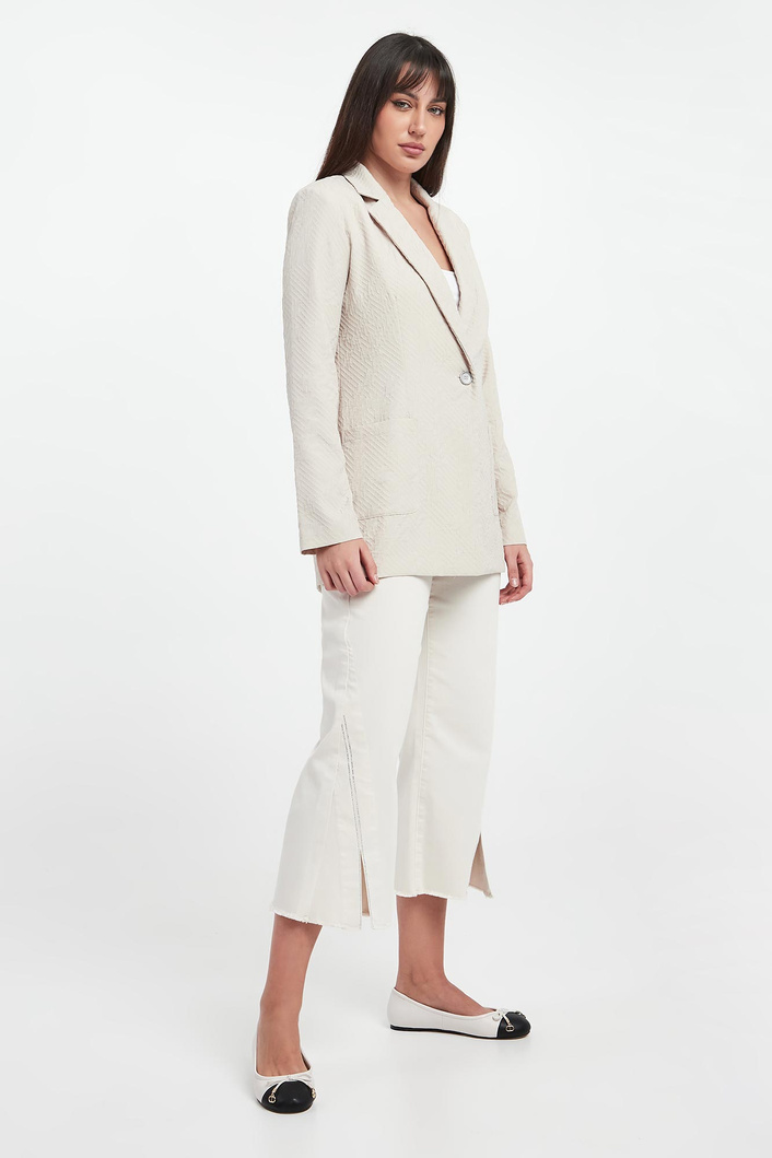 Jeansy damskie z kryształkami JOSEPH RIBKOFF