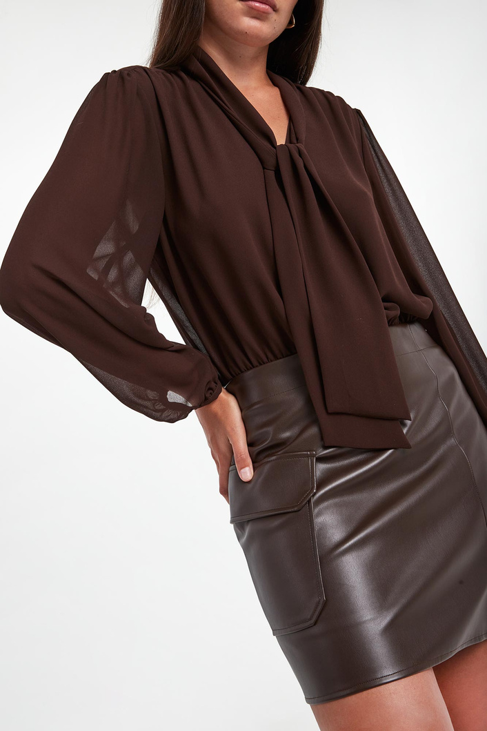 Sukienka z ekoskóry LIU JO