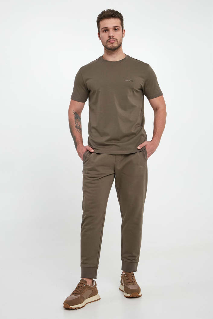 T-shirt męski z logo ARMANI EXCHANGE