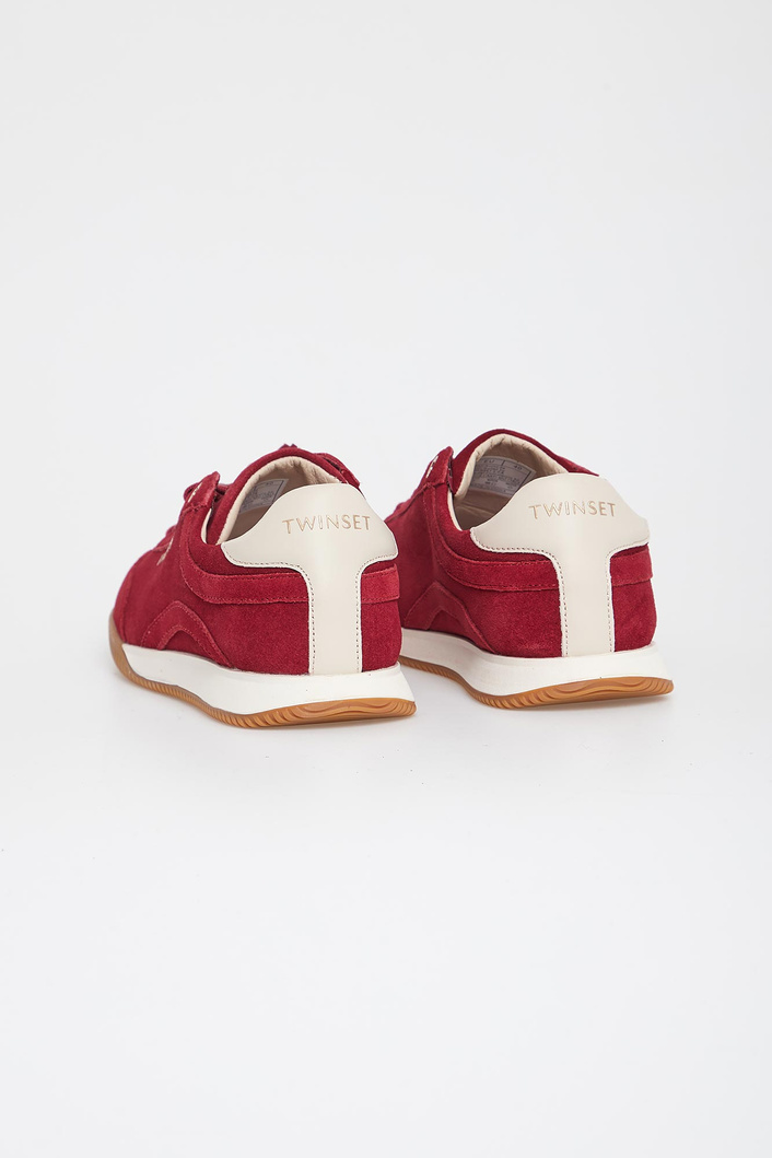 Sneakersy damskie zamszowe TWINSET
