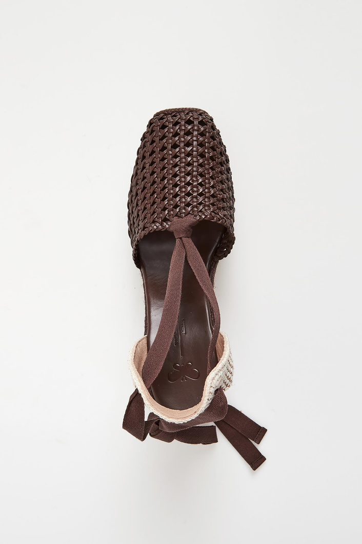 Espadryle damskie na koturnie Accordo WEEKEND MAX MARA