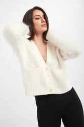 Kardigan damski z wełną alpaka PATRIZIA PEPE