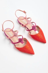 Czółenka skórzane BALDININI