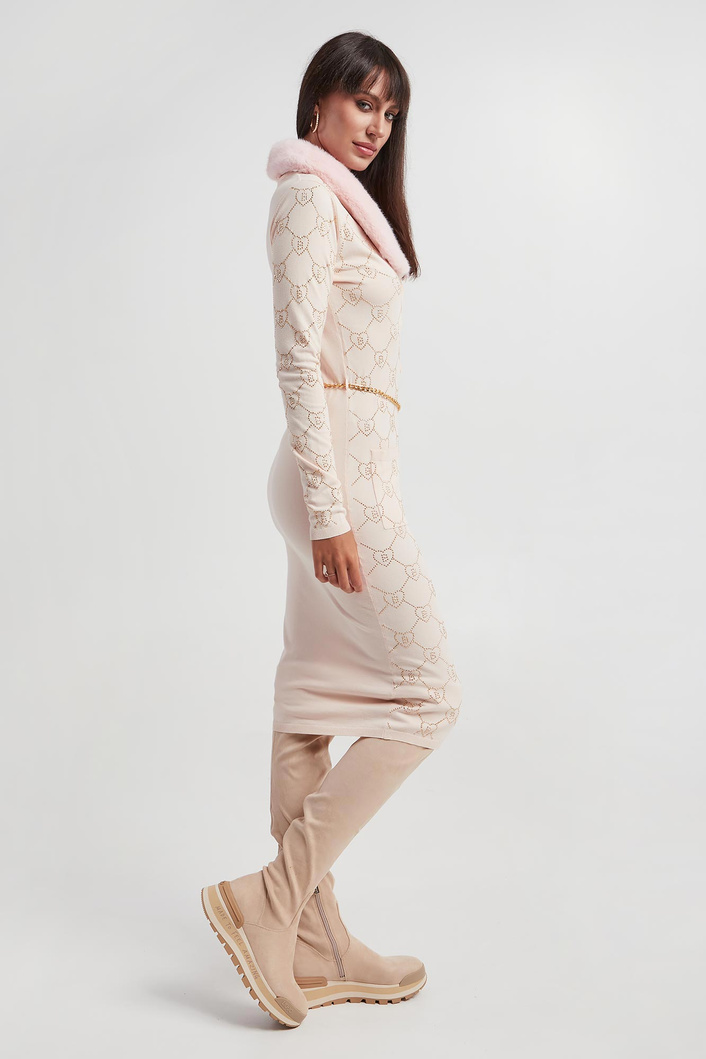 Sukienka z futerkiem BLUGIRL BLUMARINE