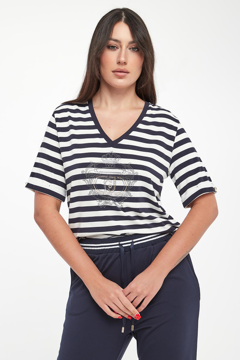 T-shirt damski w paski LIU JO
