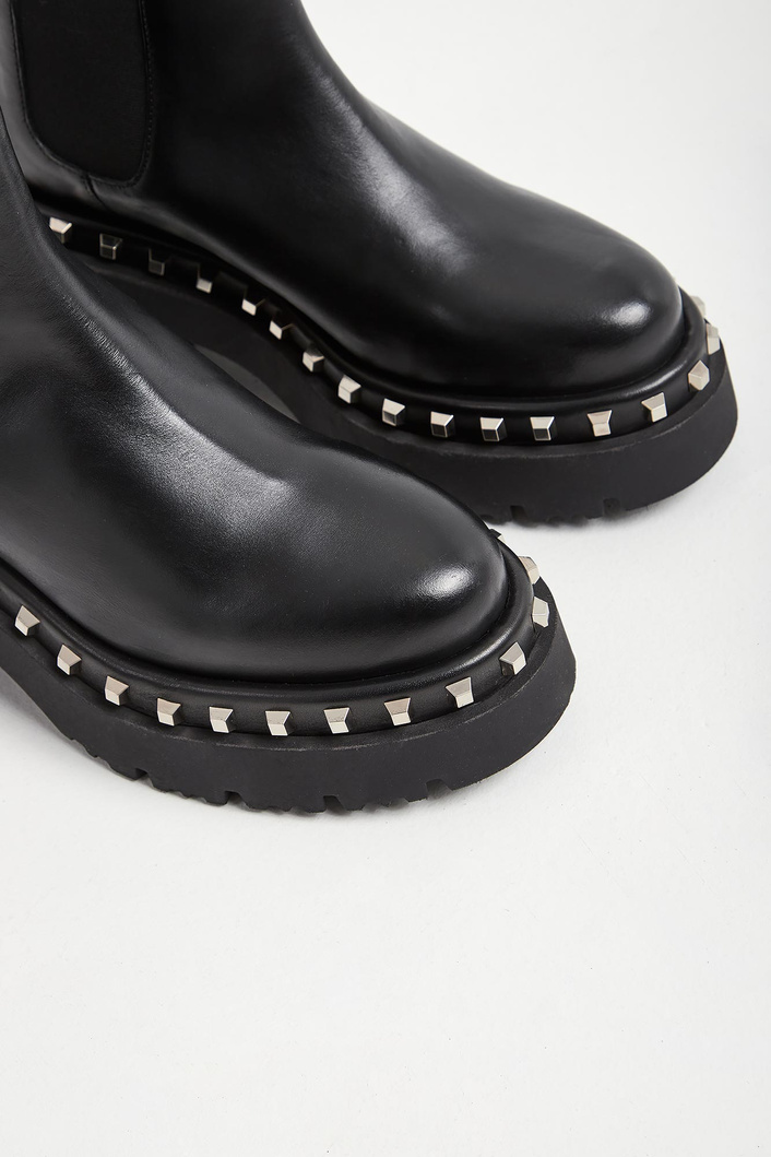 Botki skórzane damskie PATRIZIA PEPE