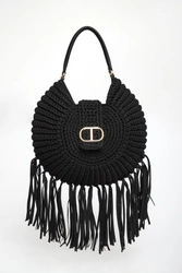 Torebka damska z frędzlami TWINSET