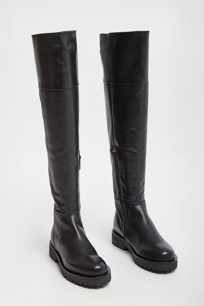 Kozaki skórzane TWINSET