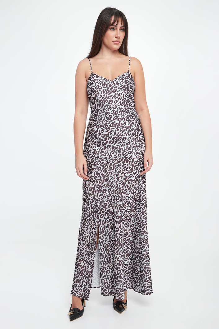 Sukienka maxi w panterkowy wzór Delci JOOP!