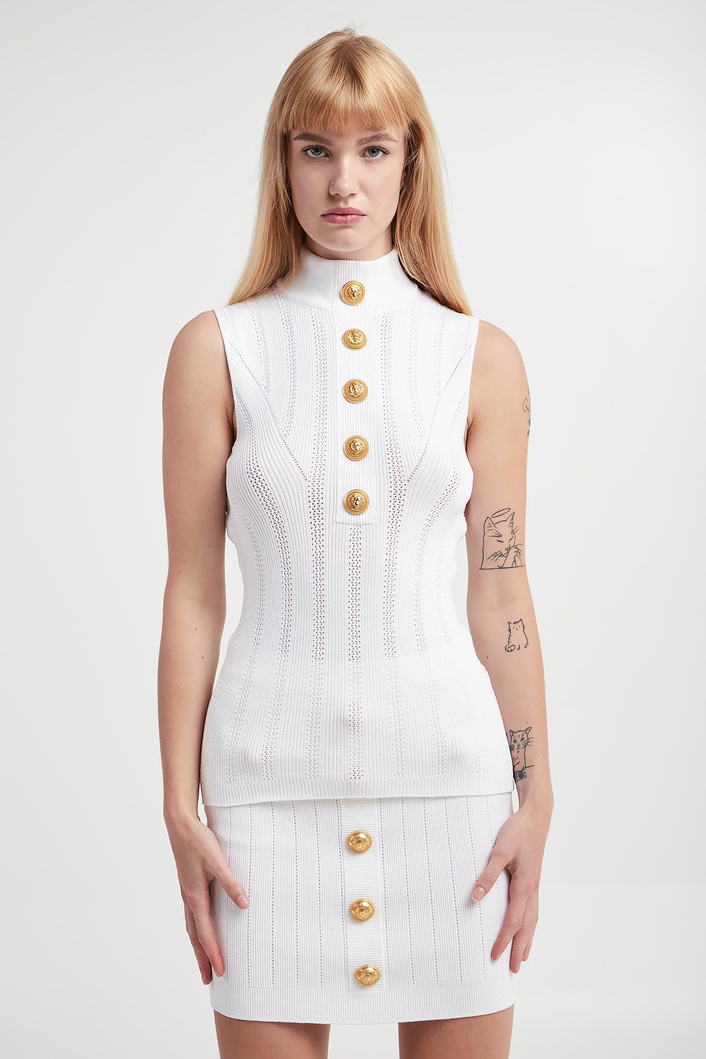 Top damski dzianinowy BALMAIN