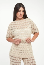 Sweter damski ażurowy TWINSET U&B